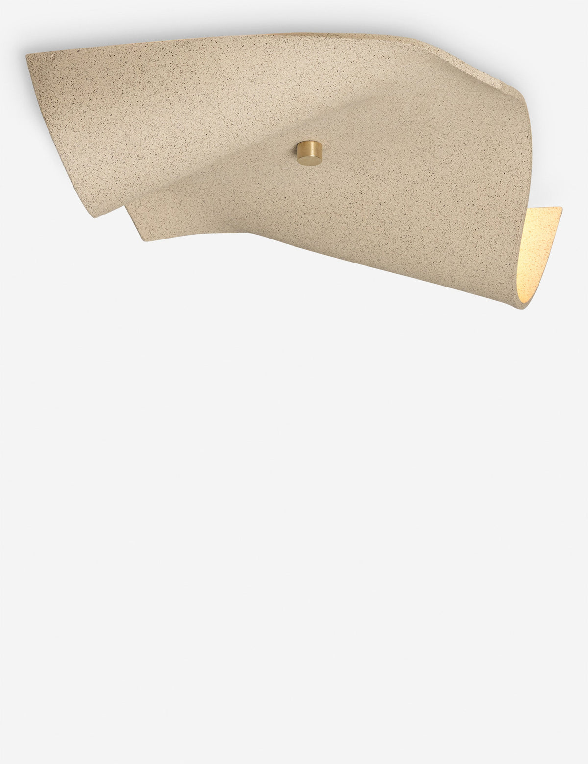 Shan Flush Mount Light sand finish product view 2