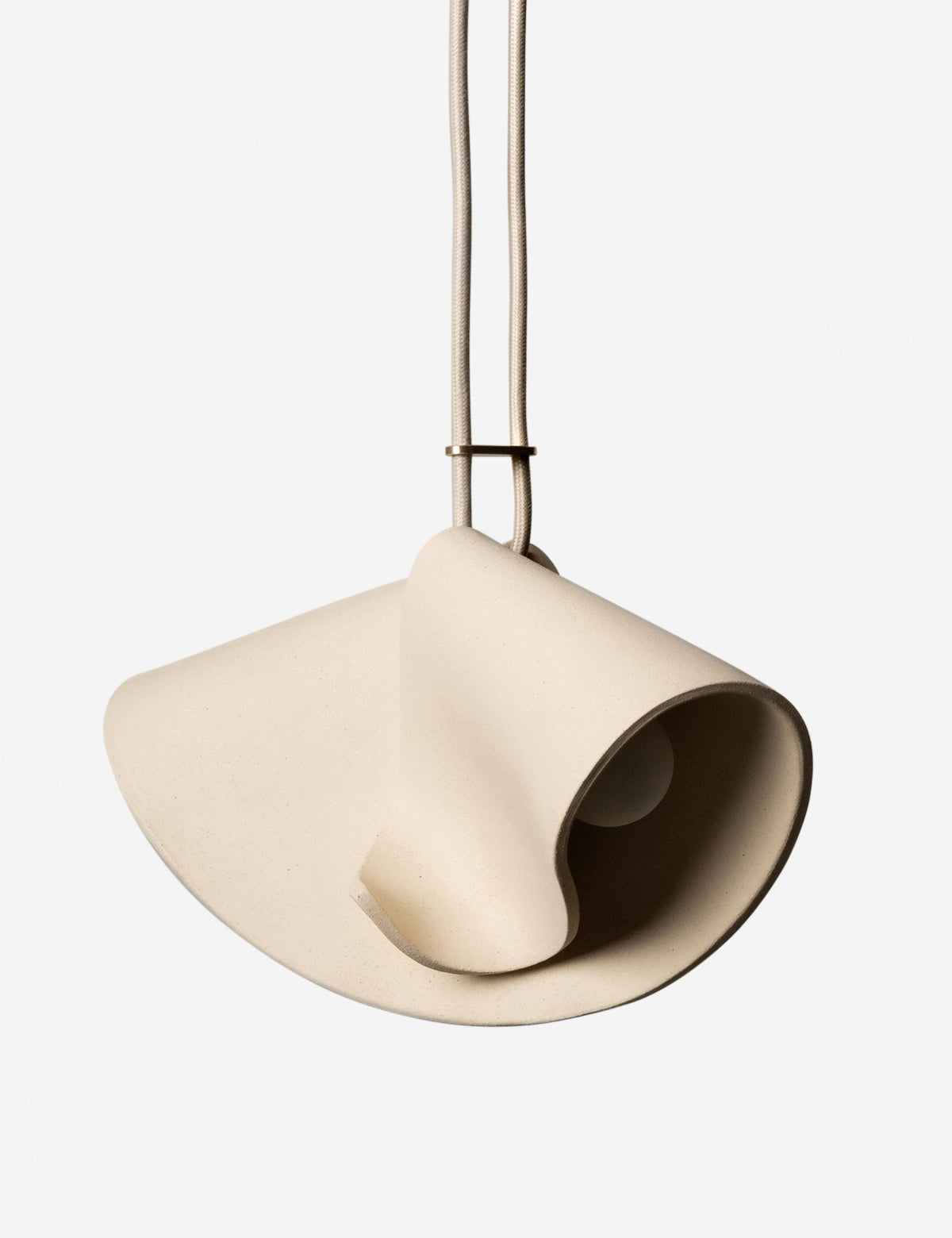 Shado Pendant bone finish product view 8