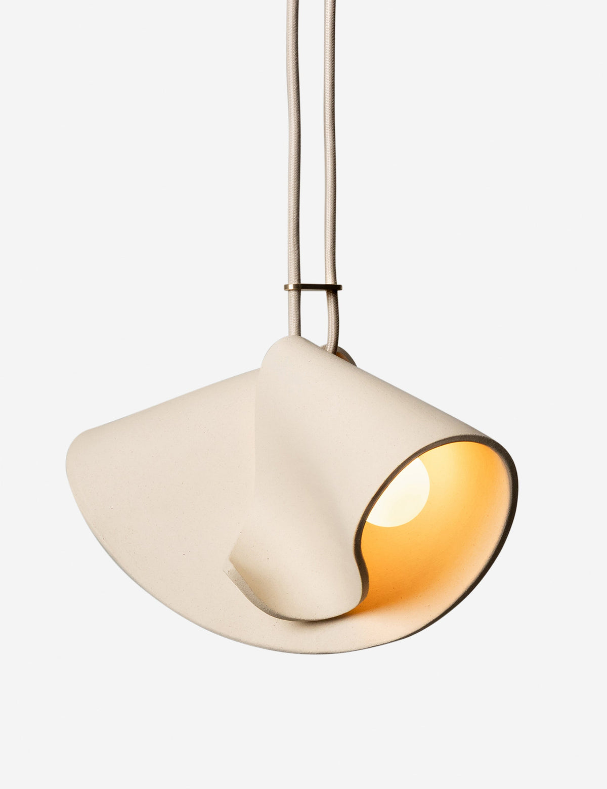 Shado Pendant bone finish product view 9
