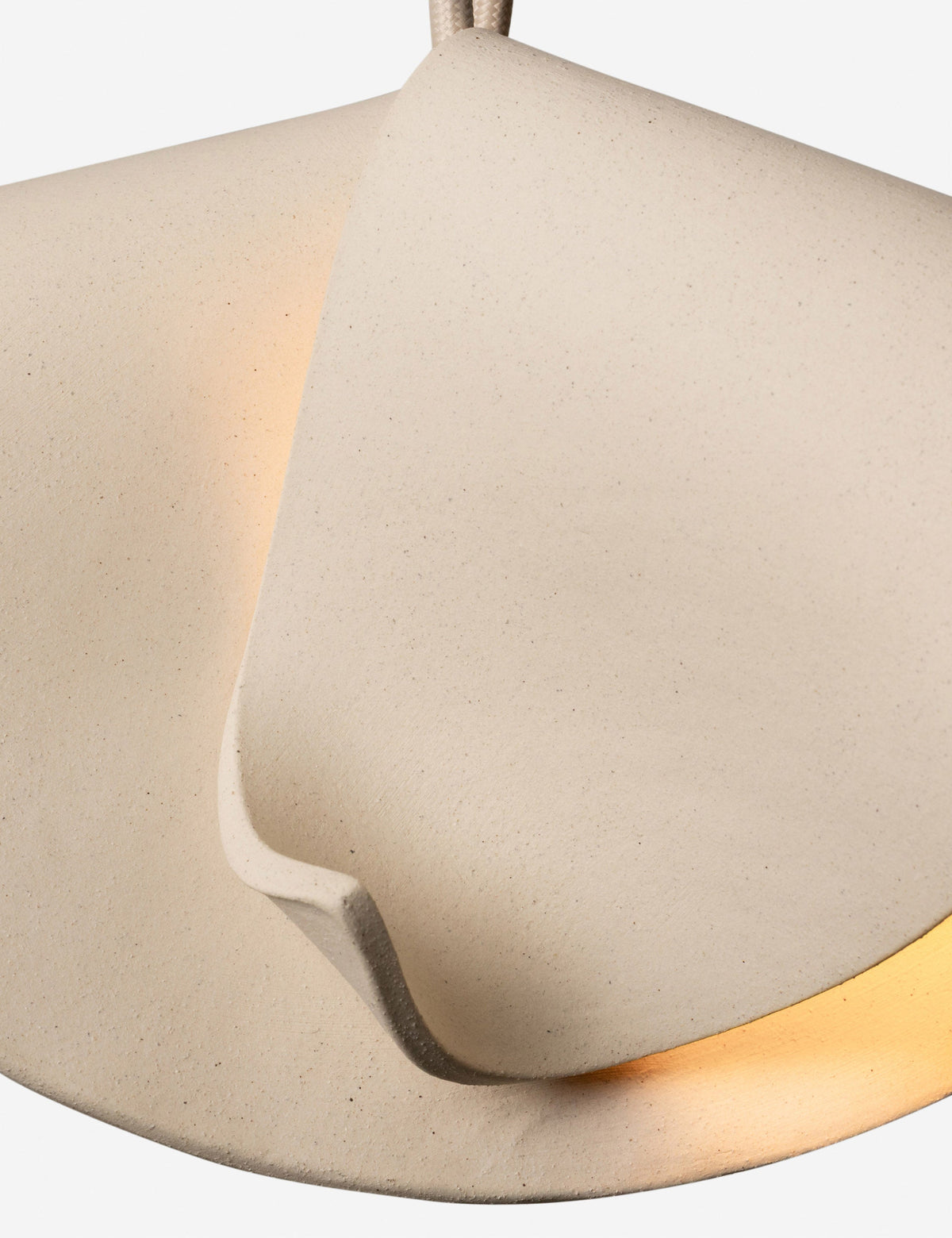 Shado Pendant bone finish product view 10