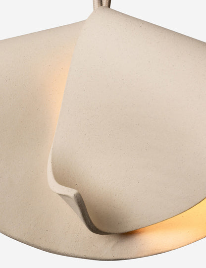 Shado Pendant bone finish product view 10