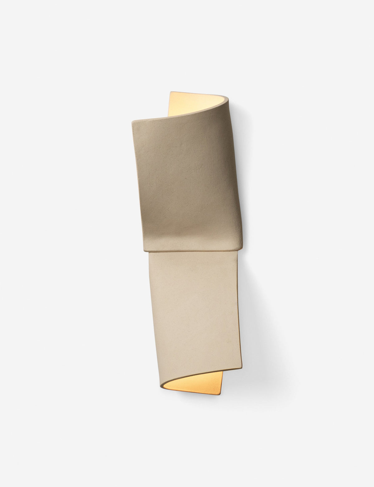 Shai Double Sconce bone finish product view 7