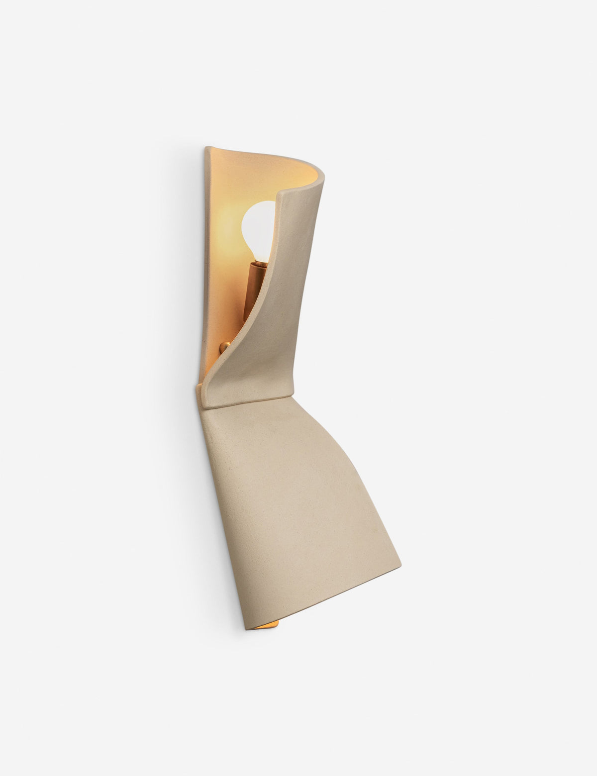 Shai Double Sconce bone finish product view 9