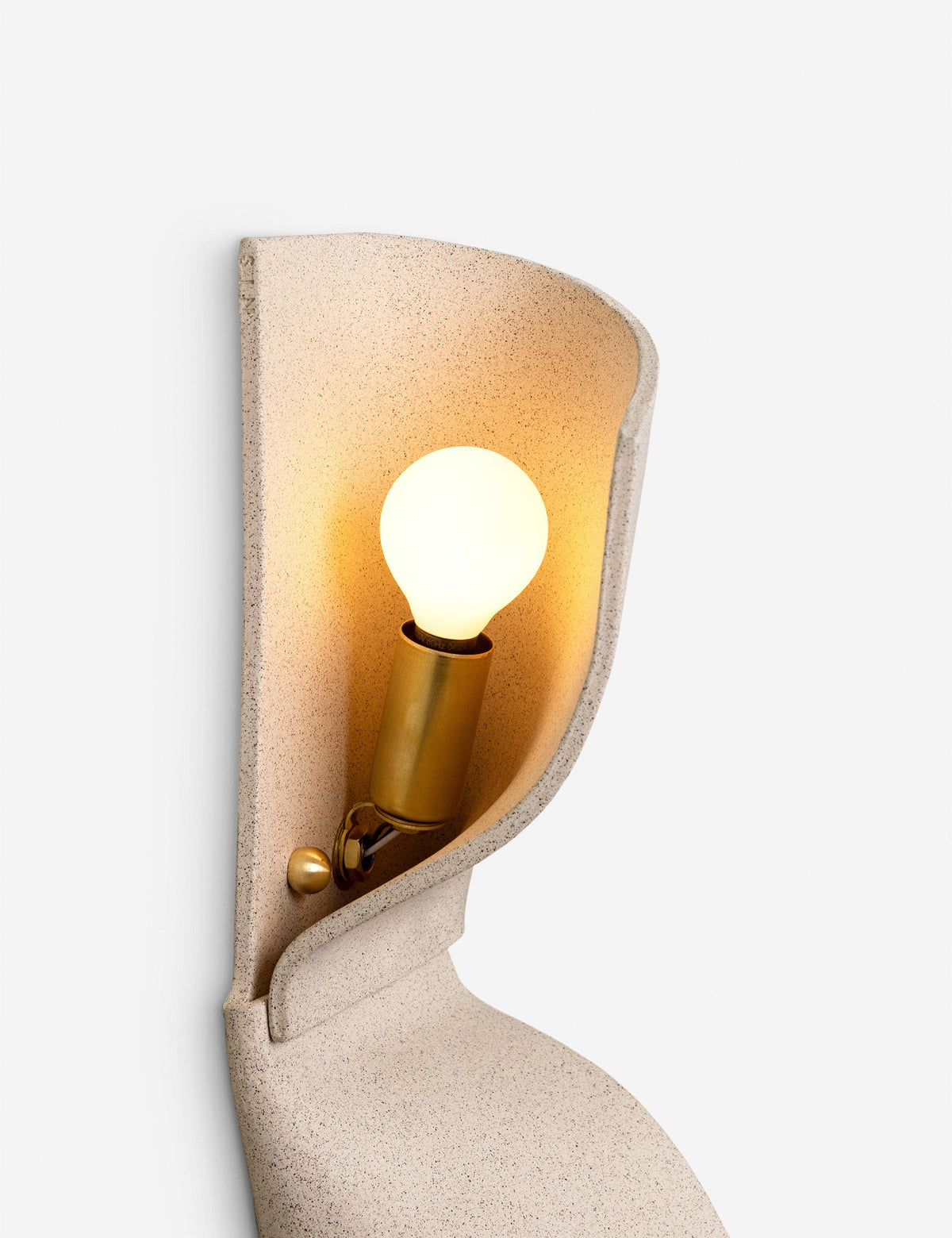 Shai Double Sconce sand finish product view 5
