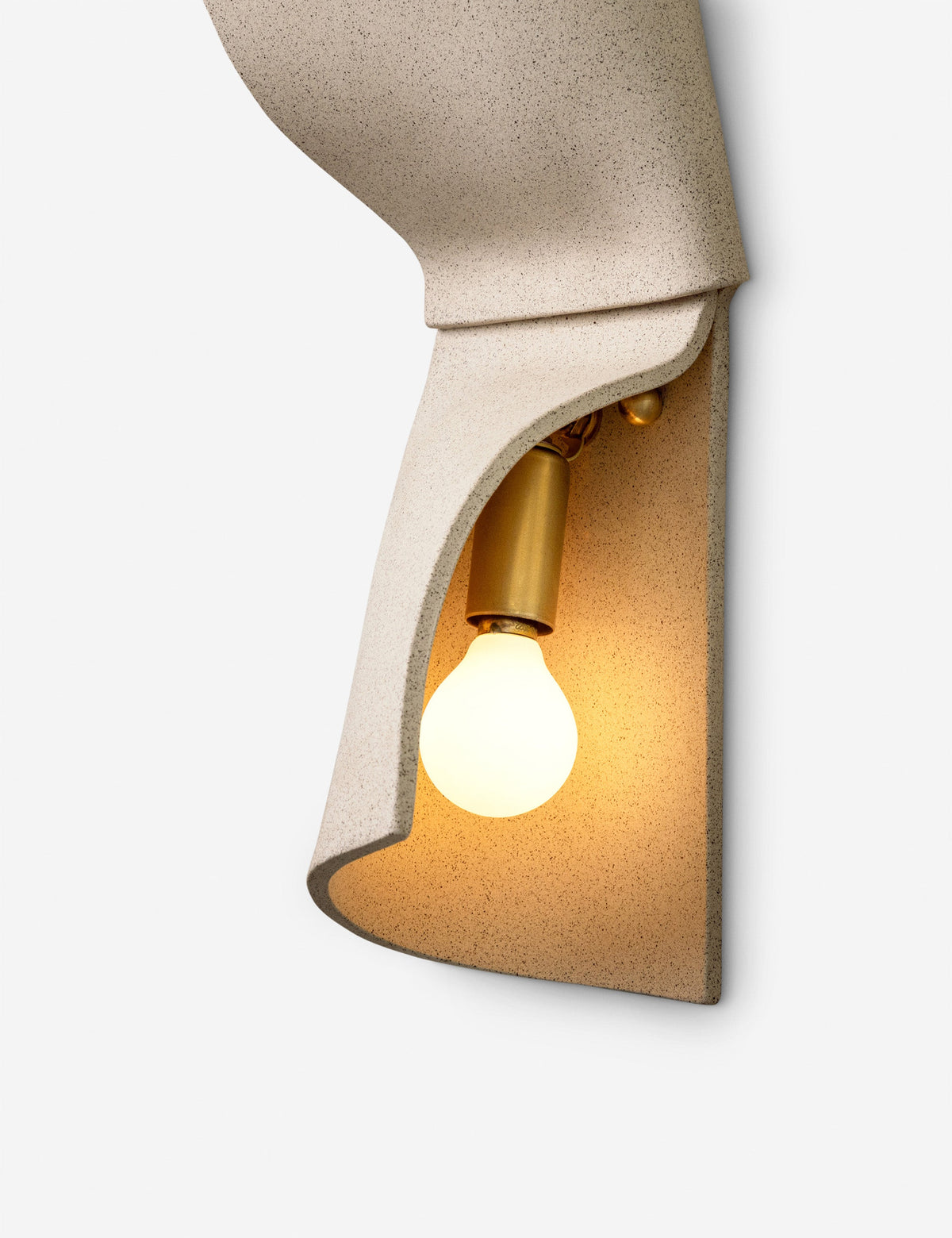 Shai Double Sconce sand finish product view 3