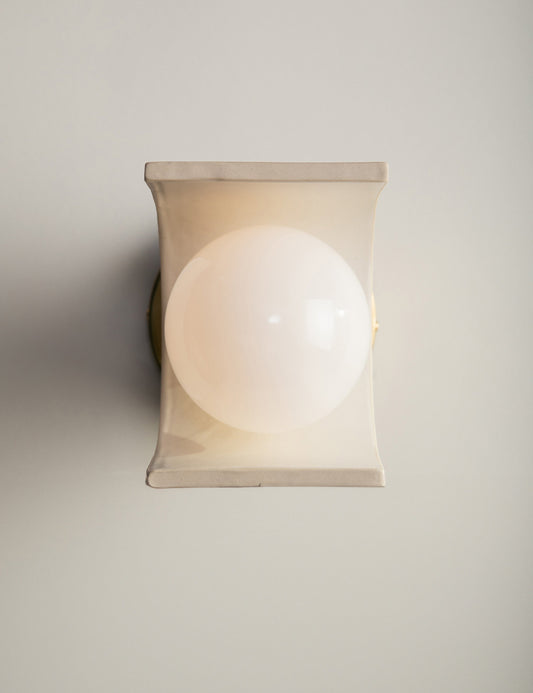 Lunar Sconce bedroom wall light front view