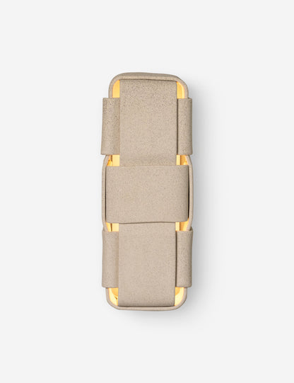 Stria Sconce sand finish product view 2