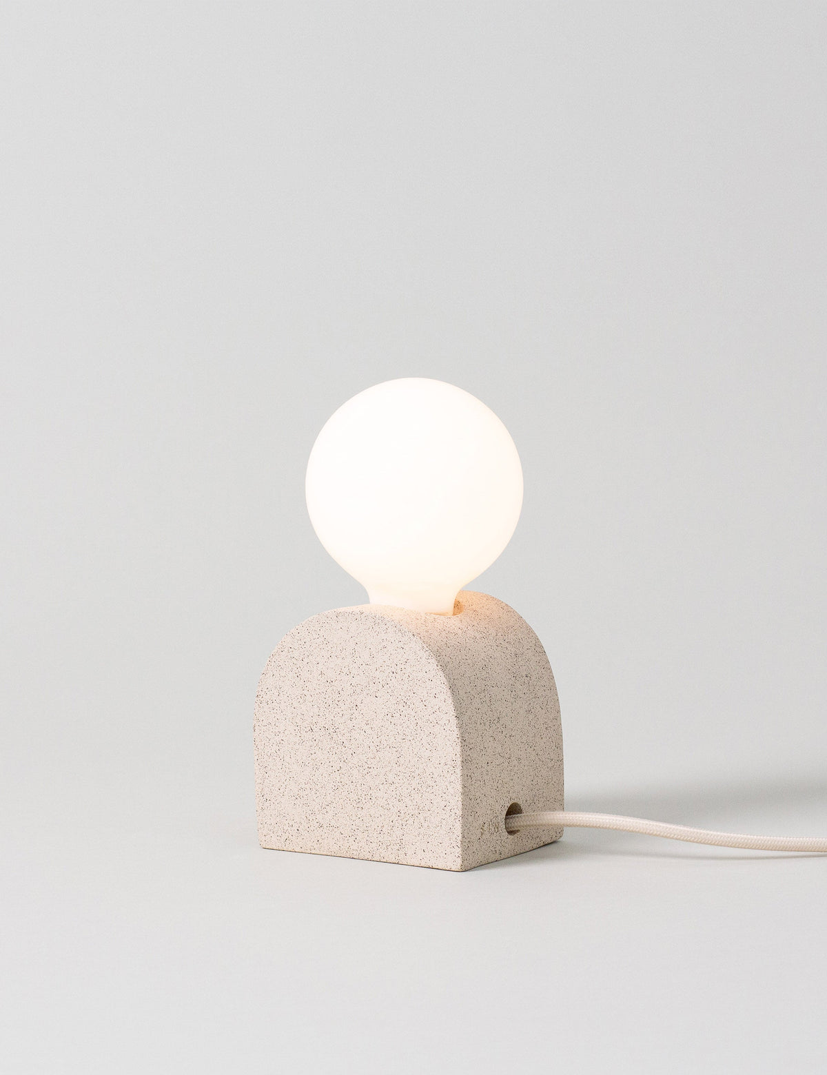 Mima Mini Table Lamp sand finish product view 2