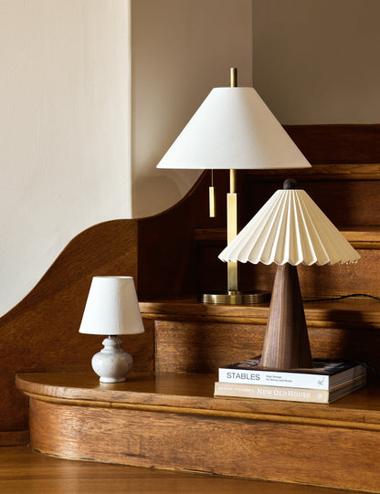 Benicio Mini Table Lamp bedside lamp in a styled room