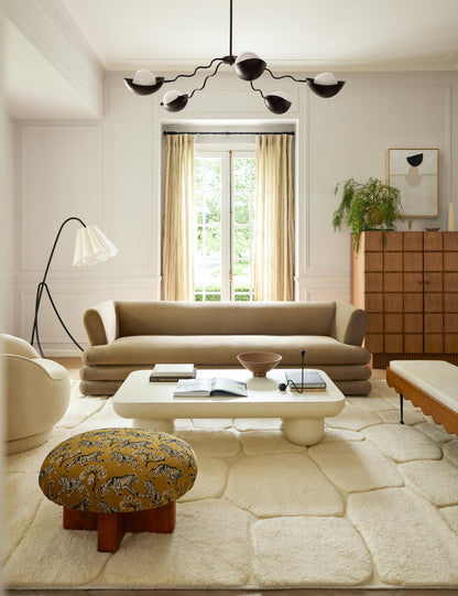 Kukka Chandelier styled in a room