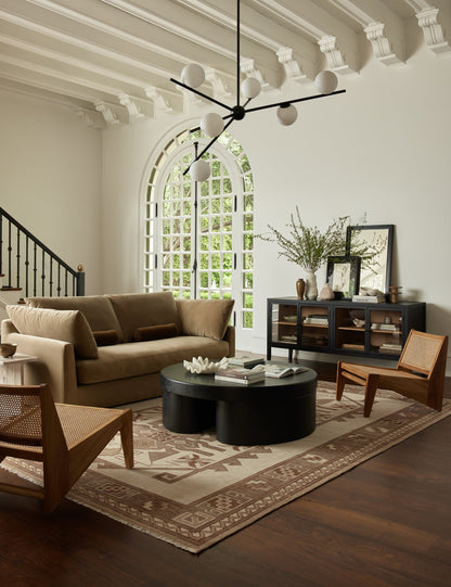 Alfaro Chandelier styled in a room