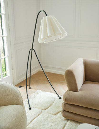 Addie Floor Lamp styled in a room