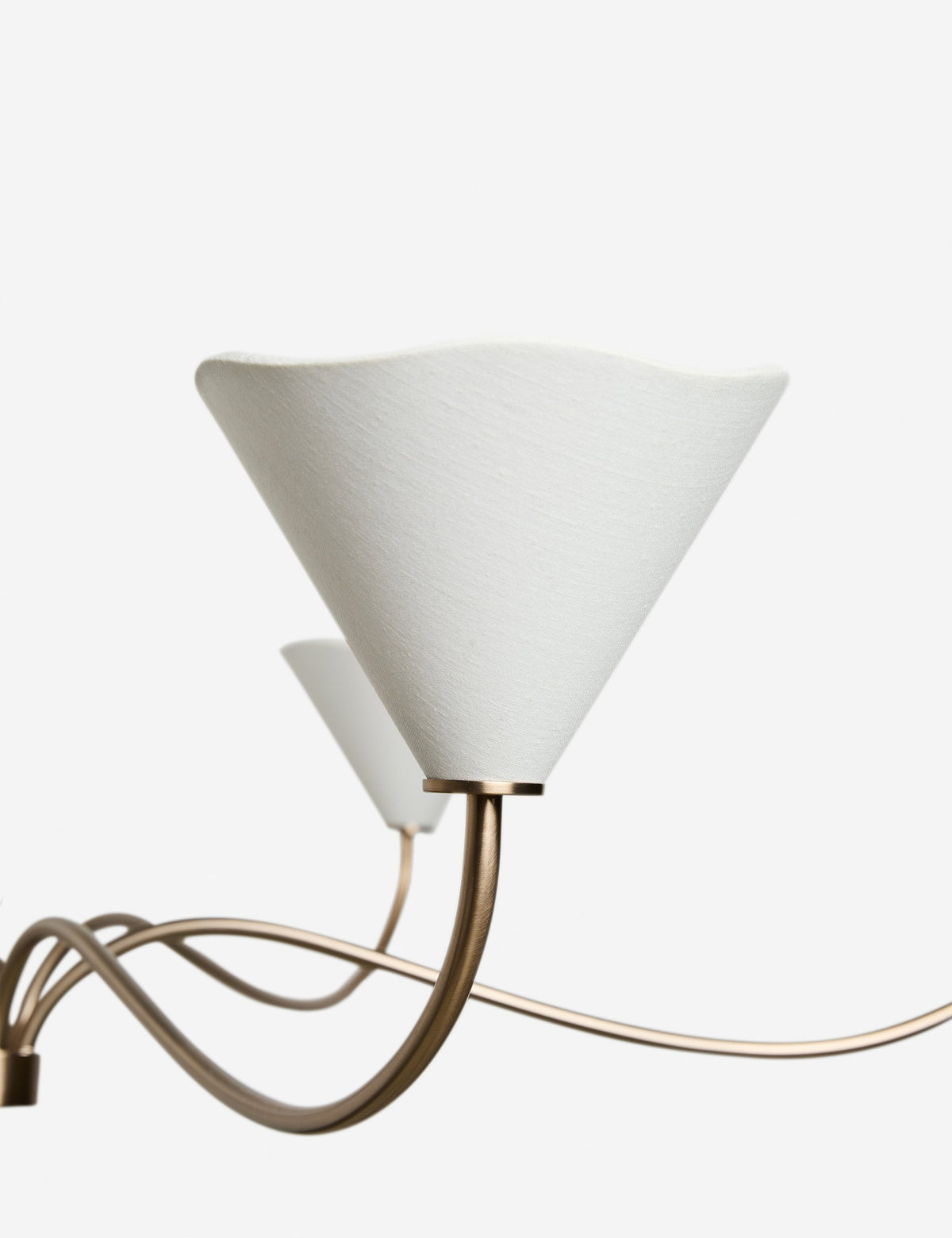 Loana Chandelier satin brass finish product view 6