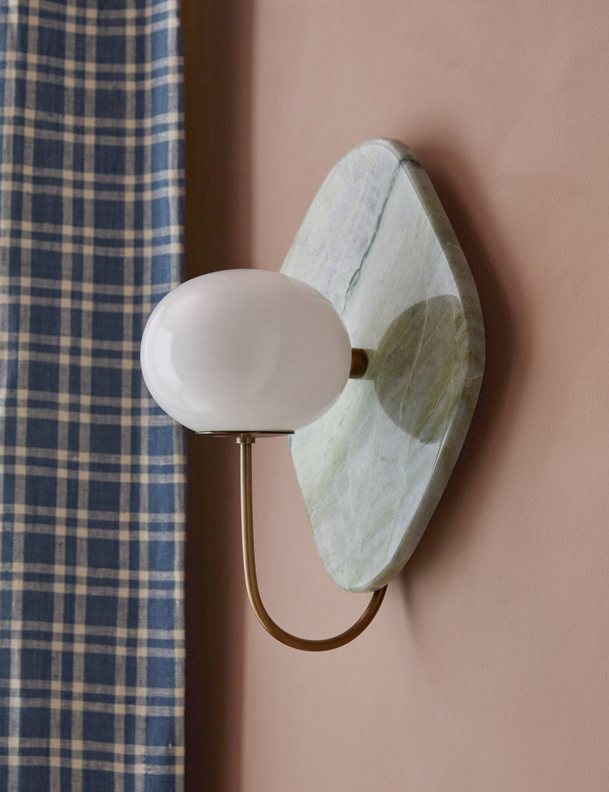 Memphis Marble Sconce green finish product view 5