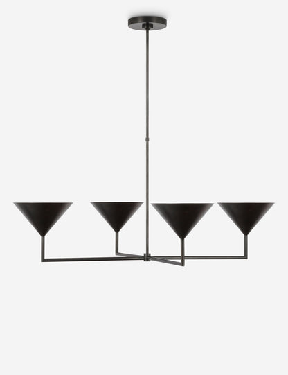 Thierry Chandelier dining room light front view