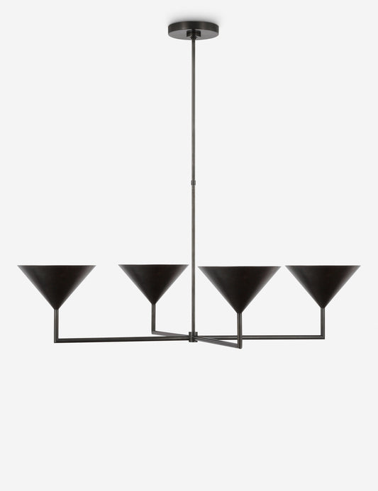 Thierry Chandelier dining room light front view