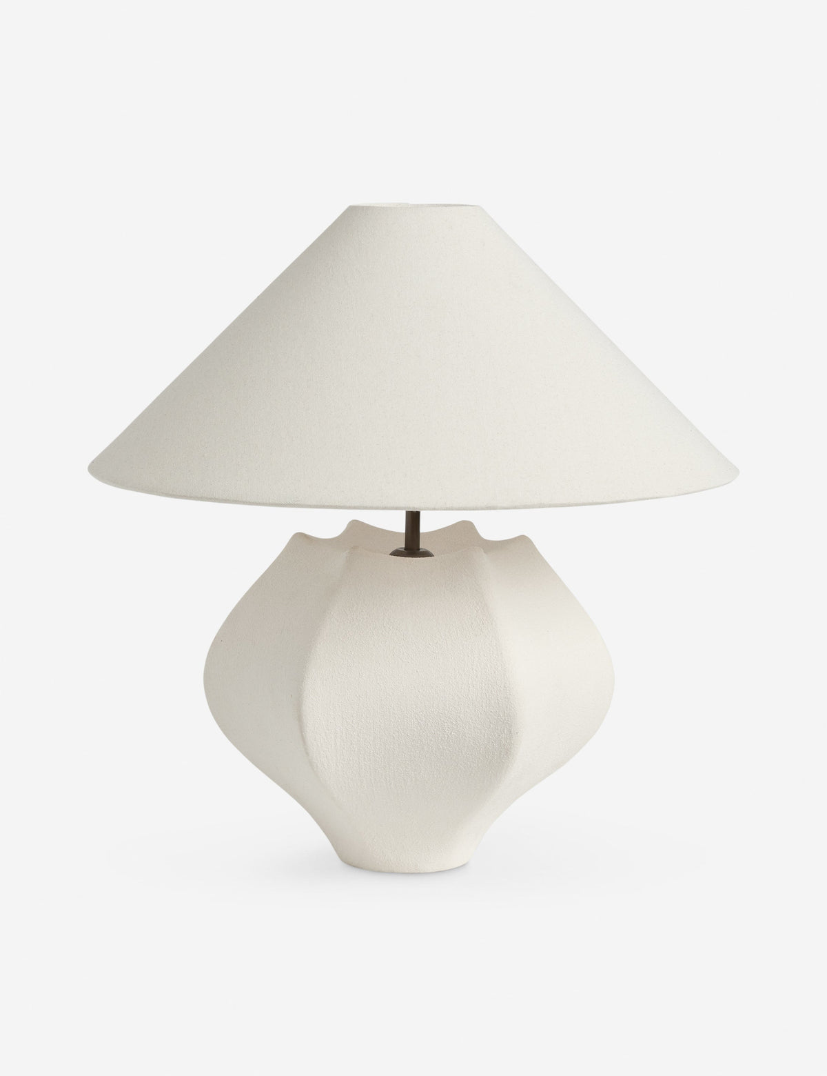 Punto Table Lamp ivory finish product view 2