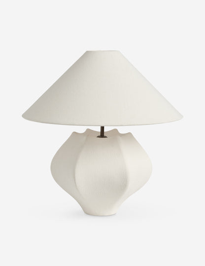 Punto Table Lamp ivory finish product view 2