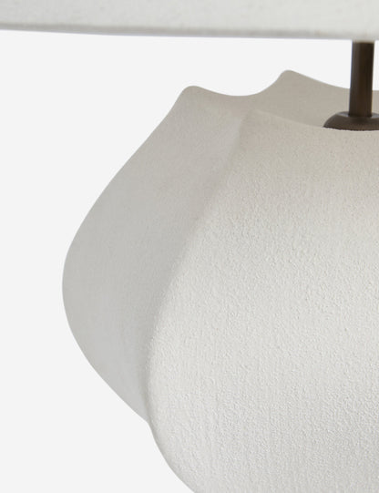 Punto Table Lamp ivory finish product view 5