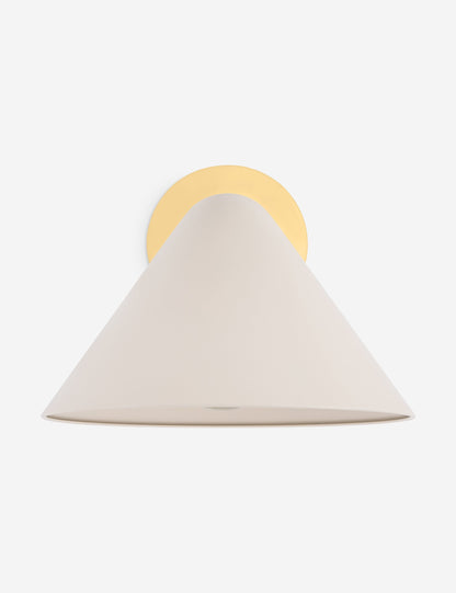 Citrine Sconce bedroom wall light front view
