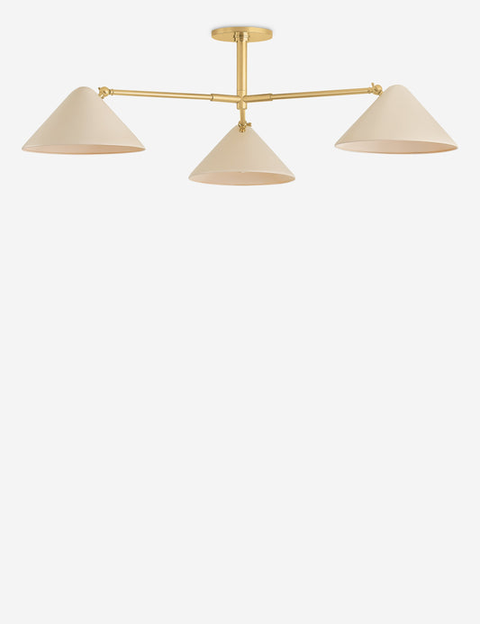 Citrine Semi-Flush Mount Light ceiling light front view