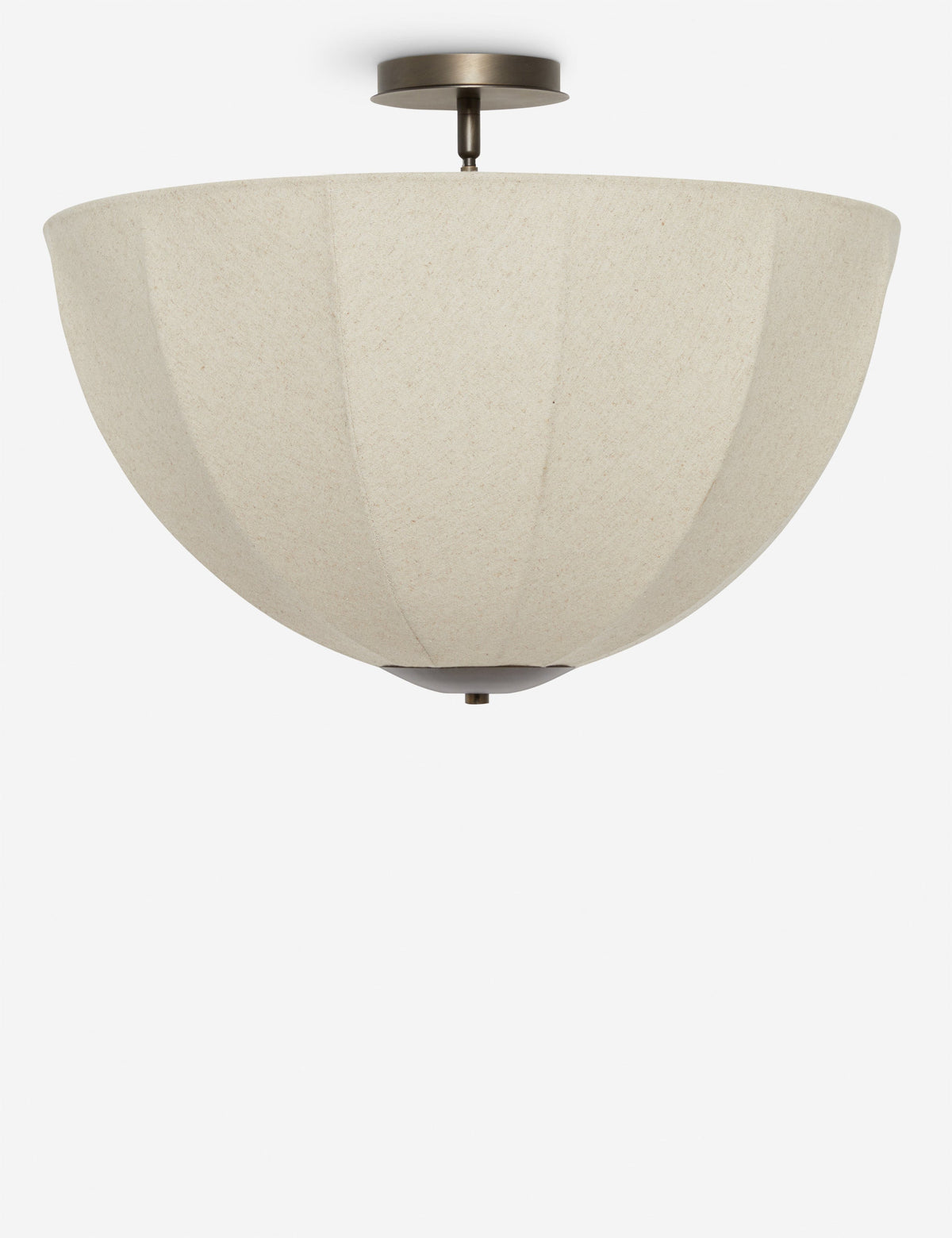 Sello Flush Mount Light ivory finish product view 2