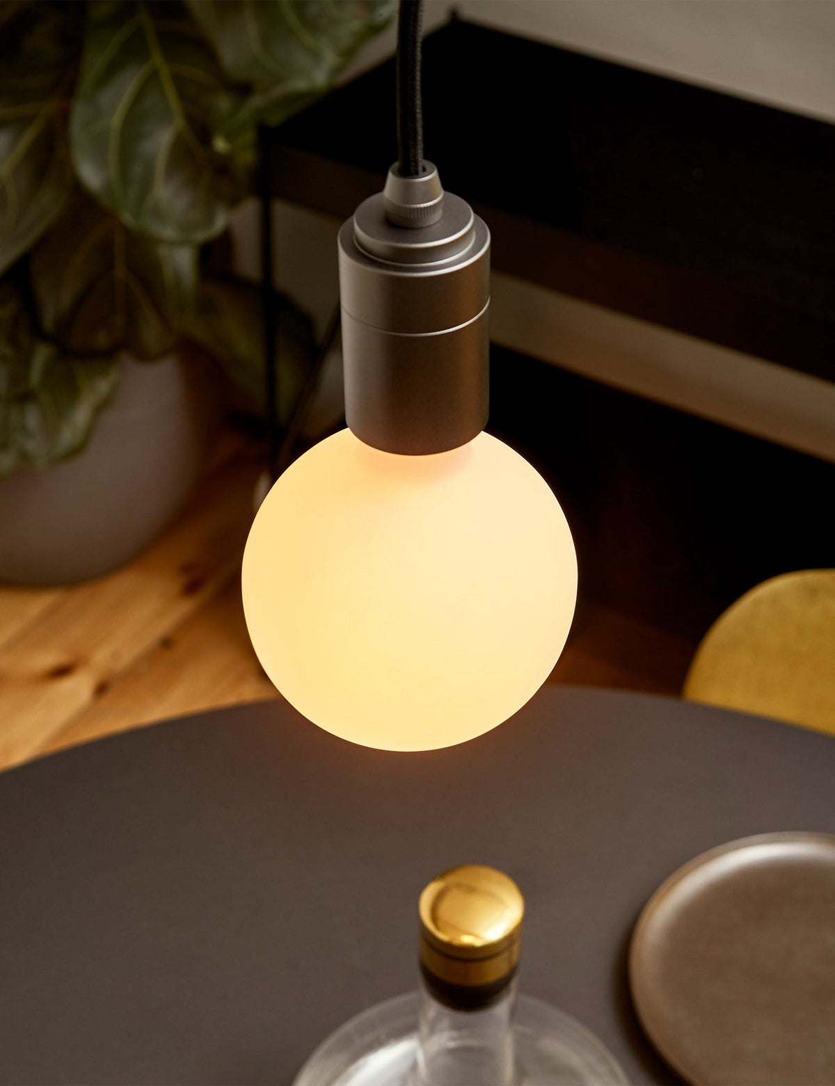 Sphere III 7W LED Bulb (Set of 2) styled in a room