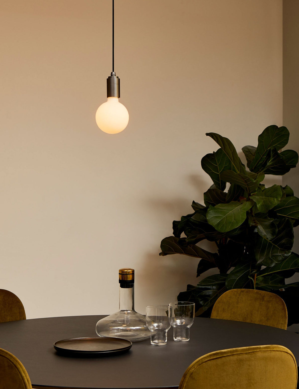 Sphere III 7W LED Bulb (Set of 2) led light bulb in a styled room