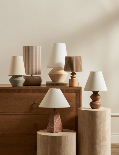 Odeya Table Lamp styled in a room