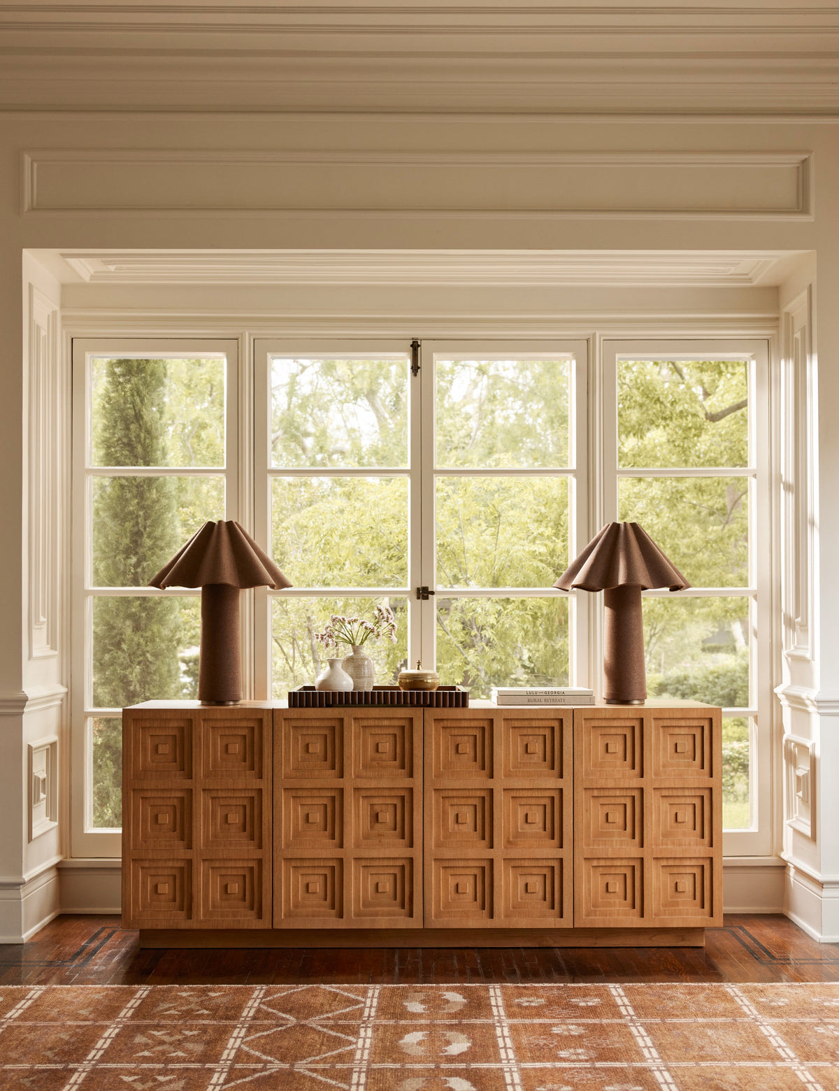 Bemand Table Lamp styled in a room