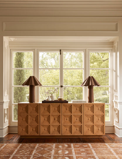 Bemand Table Lamp styled in a room