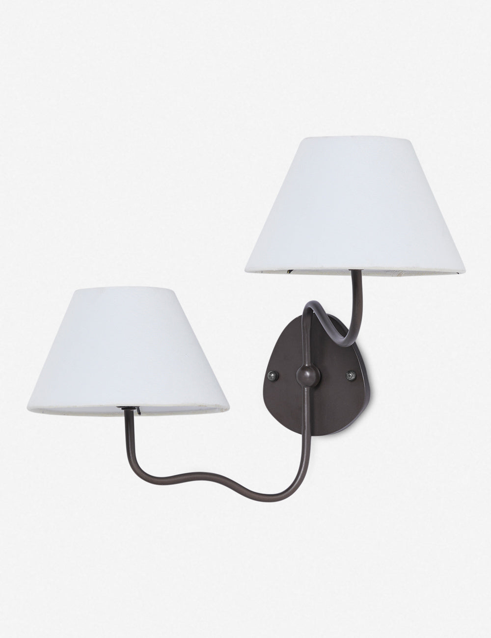 Magdalene Double Sconce white finish product view 16