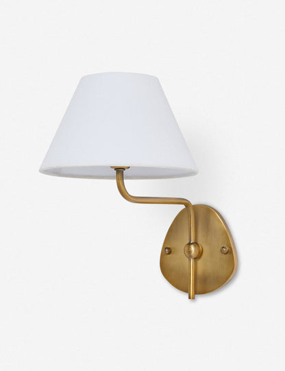 Magdalene Single Sconce white finish product view 13