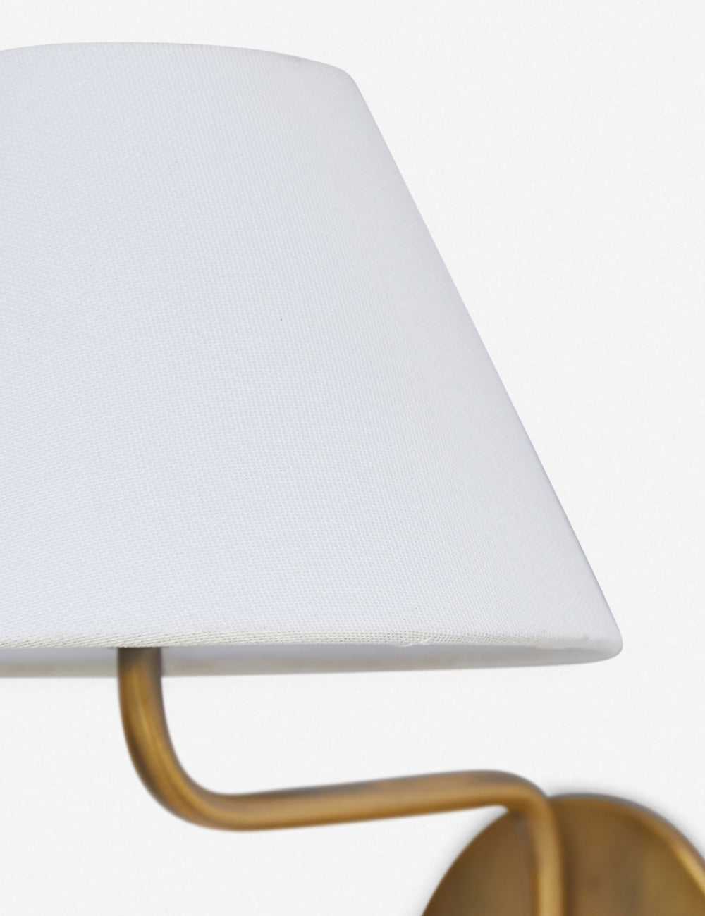 Magdalene Single Sconce white finish product view 15