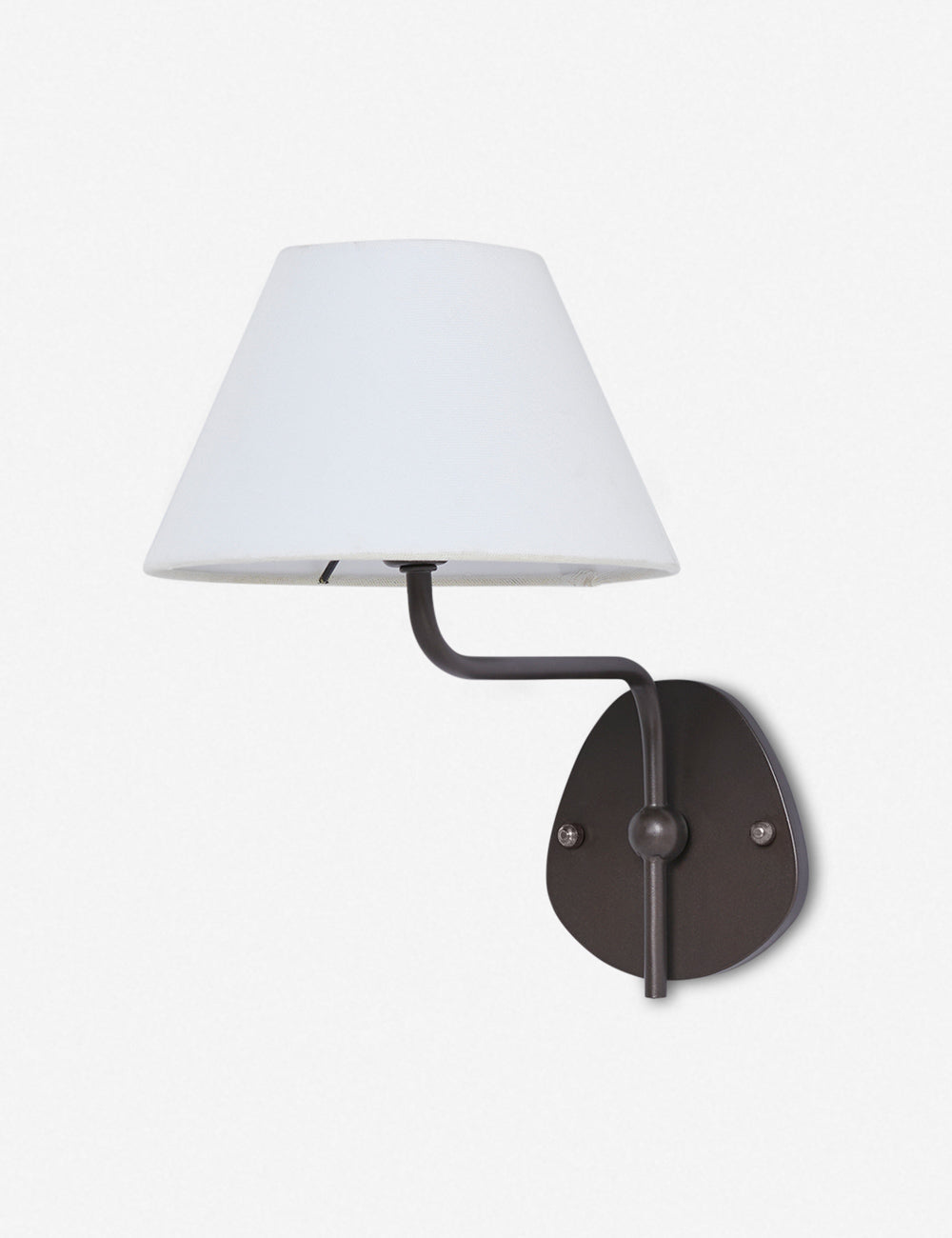 Magdalene Single Sconce white finish product view 2