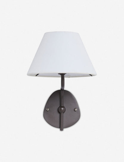Magdalene Single Sconce white finish product view 4