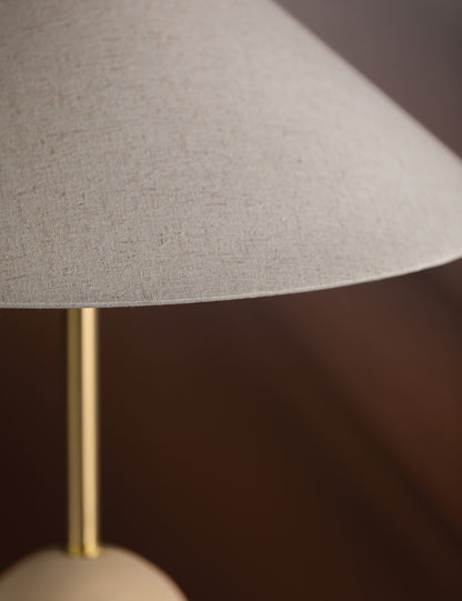 Maia Table Lamp styled in a room