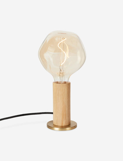 Knuckle Table Lamp with Voronoi I bedside lamp front view