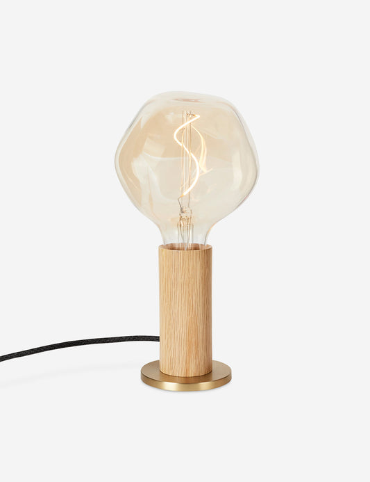 Knuckle Table Lamp with Voronoi I bedside lamp front view
