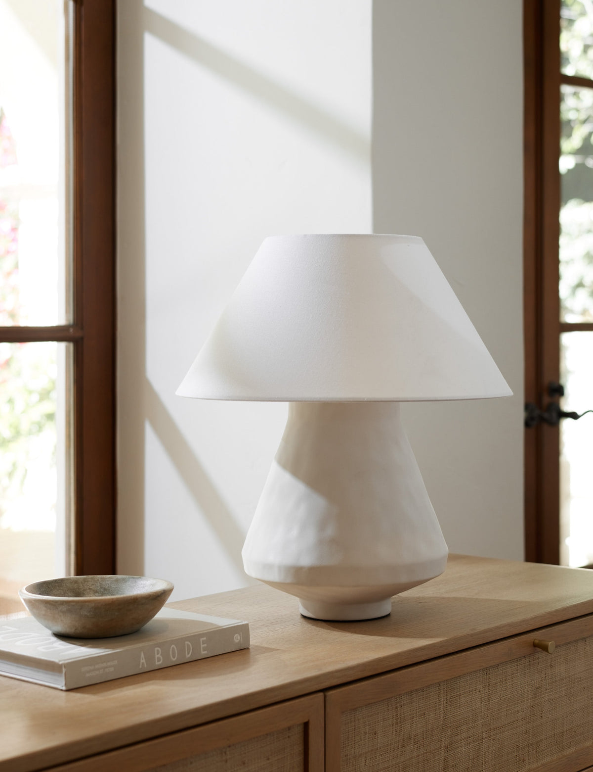 Vincente Table Lamp styled in a room