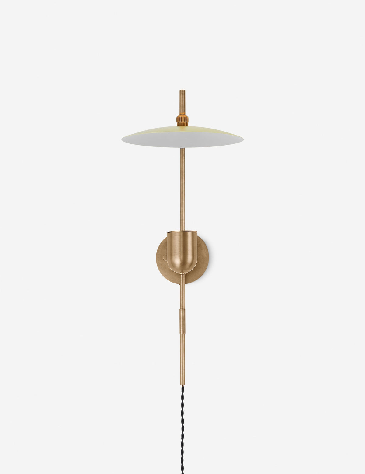 Eileen Plug-In Sconce bedroom wall light front view