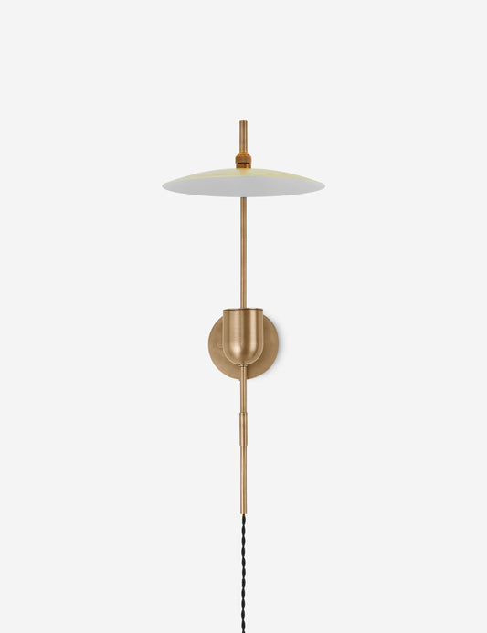 Eileen Plug-In Sconce bedroom wall light front view