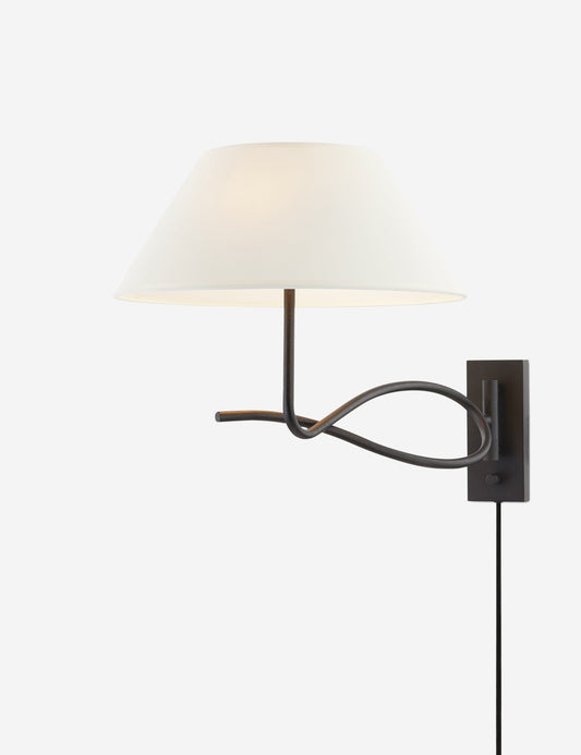 Alameda Plug-In Sconce bedroom wall light front view