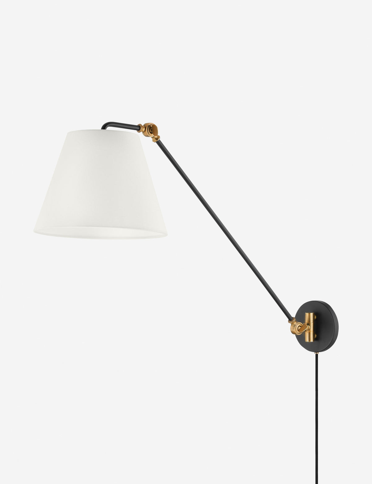 Navin Plug-In Sconce bedroom wall light front view
