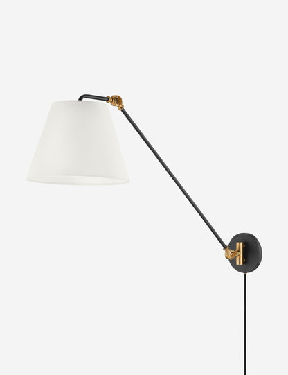 Navin Plug-In Sconce bedroom wall light front view