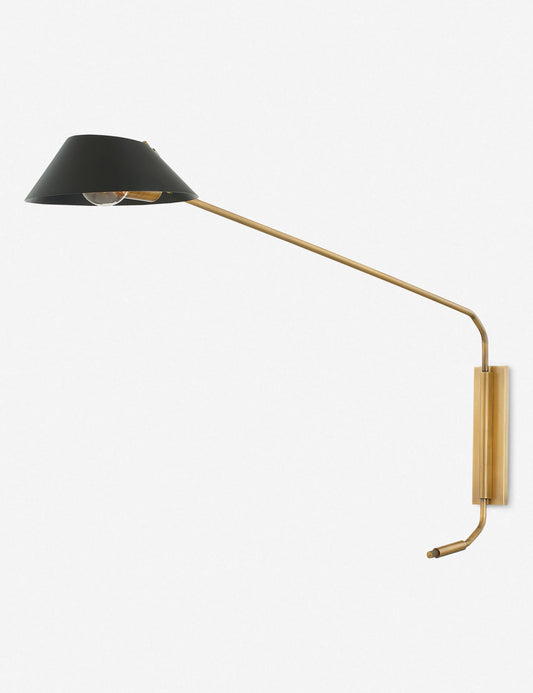 Riaz Plug-in Sconce bedroom wall light front view