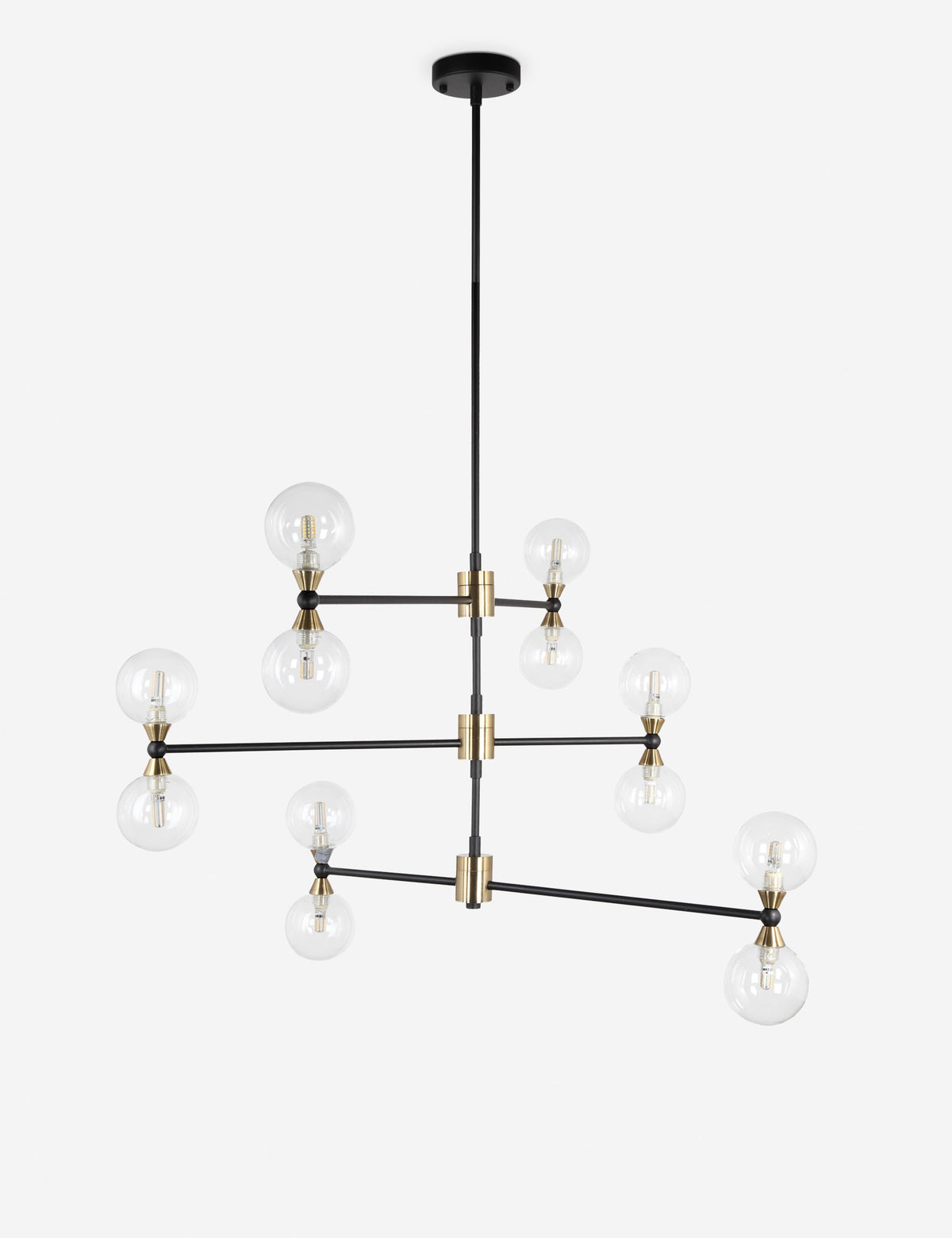 Manahil Chandelier dining room light front view
