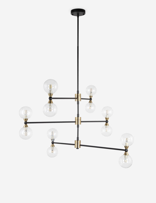 Manahil Chandelier dining room light front view
