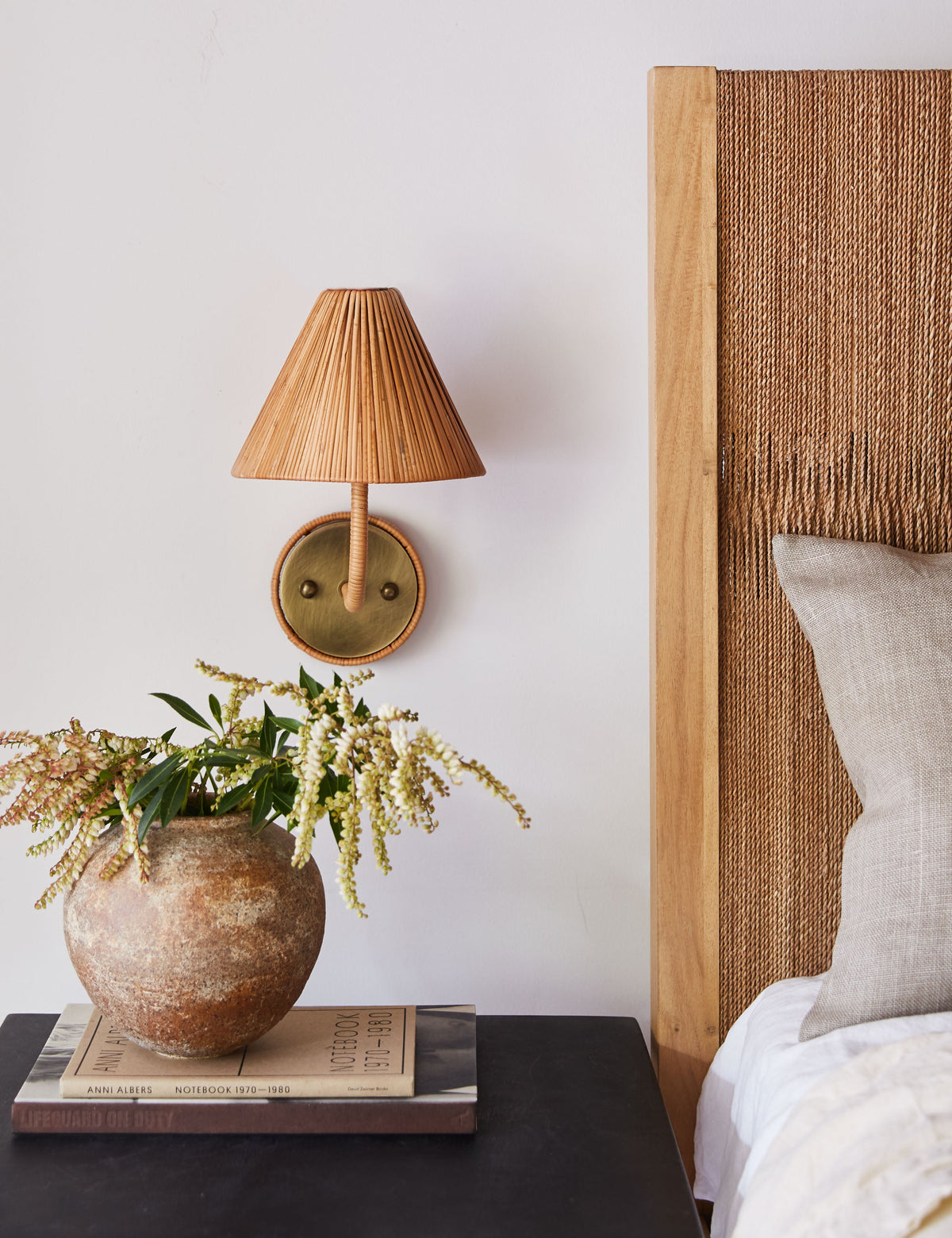 Besson Sconce bedroom wall light front view
