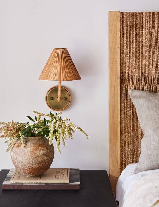 Besson Sconce bedroom wall light front view